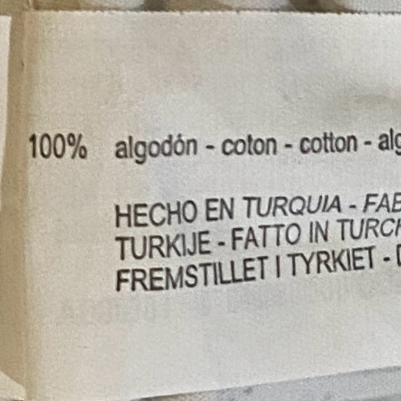 Zara Man Men's Medium White Patterned Slim Fit Button Down Dress Shirt - Picture 11 of 11